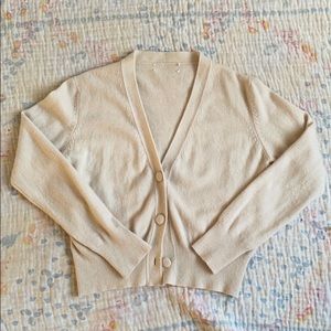 Beklina 100% cashmere cropped cardigan